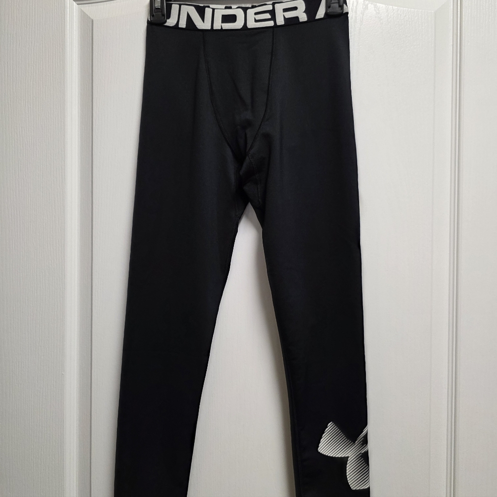 Under Armour ColdGear Kids Black Leggings
